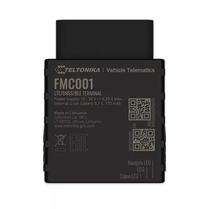 GPS tracker Teltonika FMC001 Car Czarny 53g