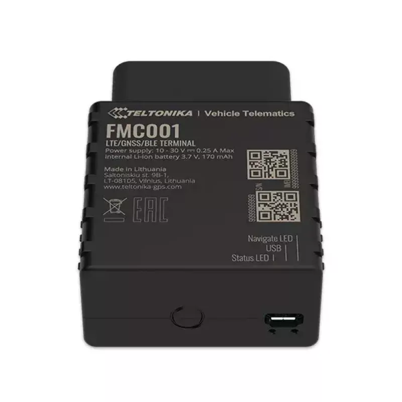 GPS tracker Teltonika FMC001 Car Czarny 53g
