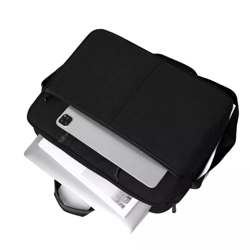 eSTUFF GLB201550 pokrowiec na laptopa 40,6 cm (16 cali) Torba typu toploader Czarna