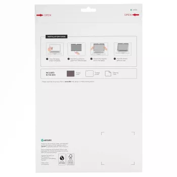 Filtr prywatności do wyświetlacza eSTUFF GLBMMB15 39,1 cm (15,4 cala) Laptop Bezramkowy filtr prywatności do wyświetlacza