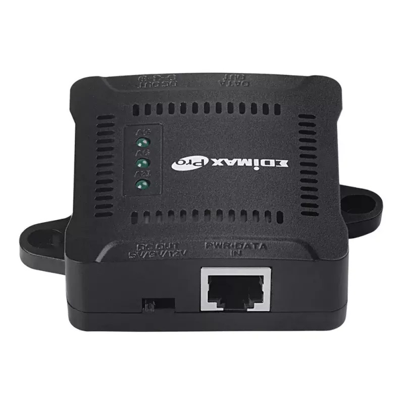 Rozdzielacz sieciowy Edimax GP-101ST Power over Ethernet PoE Czarny