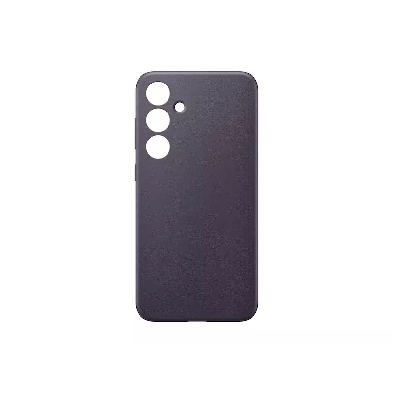Samsung Galaxy S24 Plus Fioletowe Etui z Wegańskiej Skóry