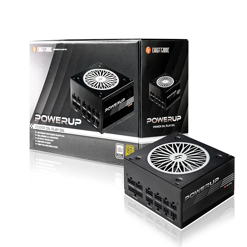Zasilacz Chieftec PowerUp Chieftronic 550 W 20+4 pin ATX ATX Czarny