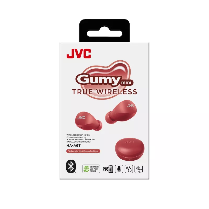 Słuchawki JVC Gumy Mini TWS Czerwone