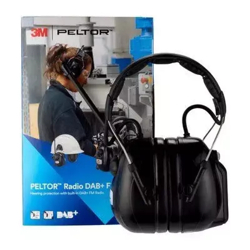 3M HRXD7A-01 headphones/headset Wireless Head-band Office/Call center Czarny