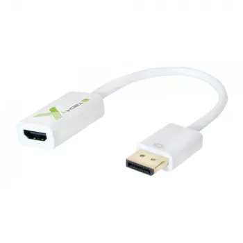 Techly IADAP DP-HDMIFP video adapter kablowy 0.2 m DisplayPort HDMI biały