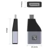 Techly IADAP USBC-DP4K Adapter graficzny USB 3840 x 2160 pikseli Czarny, Srebrny