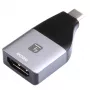 Techly IADAP USBC-HDMI4K Adapter graficzny USB 4096 x 2160 pikseli Czarny, Srebrny