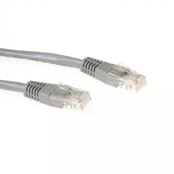 ACT szary kabel krosowy U/UTP CAT6 o długości 7 metrów ze złączami RJ45