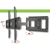 Techly ICA-PLB 148L Uchwyt/Stojak do telewizora 165,1 cm (65 cali) Czarny