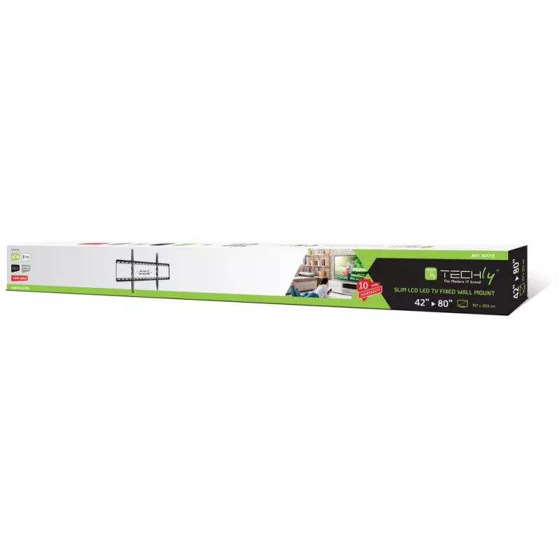 Uchwyt/stoisk TV Techly ICA-PLB 162XL 2.03 m (80 cali) Czarny
