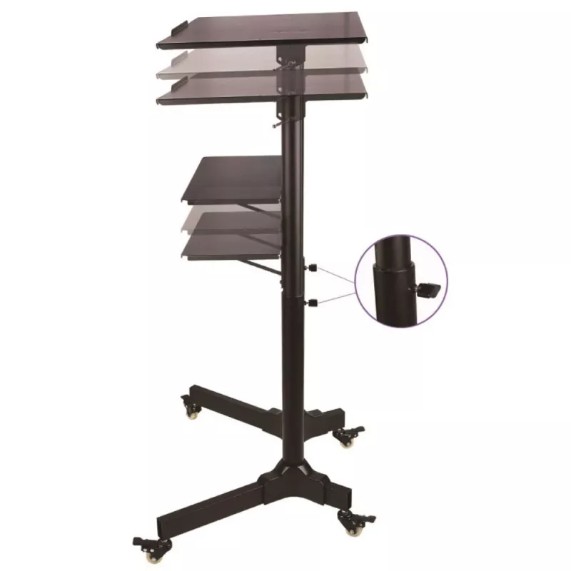 Podstawka pod laptop Techly ICA-TB TPM-1BK Czarna