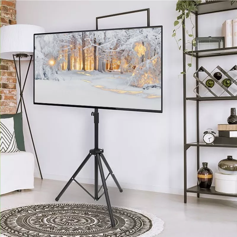 Uchwyt do wyświetlaczy reklamowych Techly ICA-TR17T 177,8 cm (70 cali) Czarny
