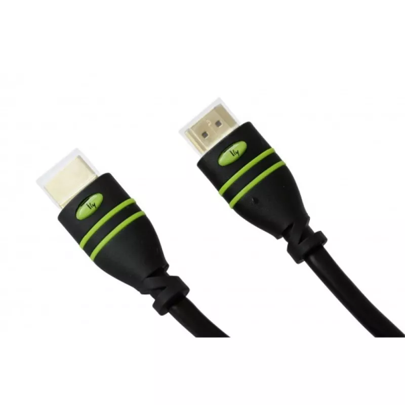 Techly 25m High Speed HDMI kabel Hook M/M ICOC HDMI-A-250, 25 m, HDMI typ A (Standard), HDMI typ A (Standard), 4096 x 2160 pikseli, 3D, czarny