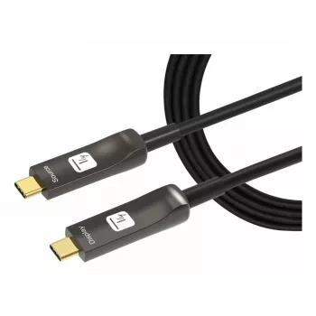 Techly ICOC-U3C-HY-020 kabel USB 20 m USB C Czarny