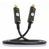 Techly ICOC-U3C-HY-020 kabel USB 20 m USB C Czarny