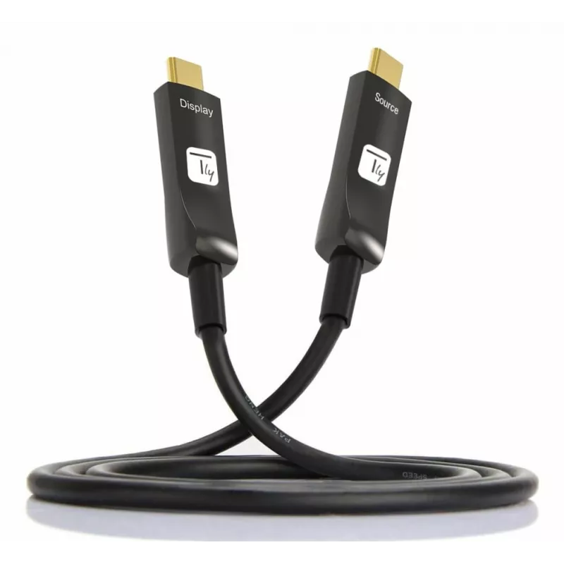Techly ICOC-U3C-HY-020 kabel USB 20 m USB C Czarny