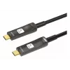 Techly ICOC-U3C-HY-020 kabel USB 20 m USB C Czarny