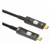 Techly ICOC-U3C-HY-020 kabel USB 20 m USB C Czarny