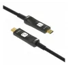 Techly ICOC-U3C-HY-020 kabel USB 20 m USB C Czarny