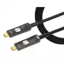 Kabel USB Techly ICOC-U3C-HY-030 30 m USB C Czarny