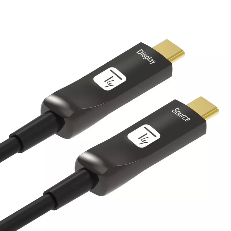 Kabel USB Techly ICOC-U3C-HY-030 30 m USB C Czarny