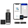 iStorage datAshur BT 64 GB | Zaszyfrowany bezpieczny pendrive | Odblokowywanie przez smartfon za pomocą Bluetooth | Certyfikat FIPS 140-2 Poziom 3 | Gotowy do zdalnego zarządzania