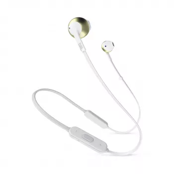 Zestaw słuchawkowy JBL Tune 205BT Bezprzewodowy Douszny Rozmowy/Muzyka Bluetooth Szampański, Złoty