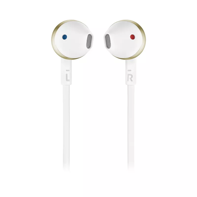 Zestaw słuchawkowy JBL Tune 205BT Bezprzewodowy Douszny Rozmowy/Muzyka Bluetooth Szampański, Złoty