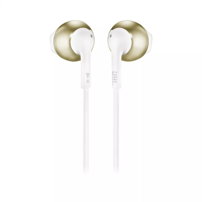 Zestaw słuchawkowy JBL Tune 205BT Bezprzewodowy Douszny Rozmowy/Muzyka Bluetooth Szampański, Złoty