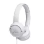 JBL Tune 500 BIAŁY, Przewodowe, 20 - 20000 Hz, Muzyka, 148 g, Słuchawki, Biały