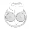 JBL Tune 500 BIAŁY, Przewodowe, 20 - 20000 Hz, Muzyka, 148 g, Słuchawki, Biały
