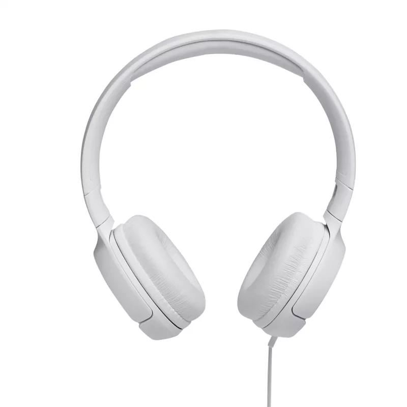 JBL Tune 500 BIAŁY, Przewodowe, 20 - 20000 Hz, Muzyka, 148 g, Słuchawki, Biały