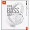 JBL Tune 500 BIAŁY, Przewodowe, 20 - 20000 Hz, Muzyka, 148 g, Słuchawki, Biały