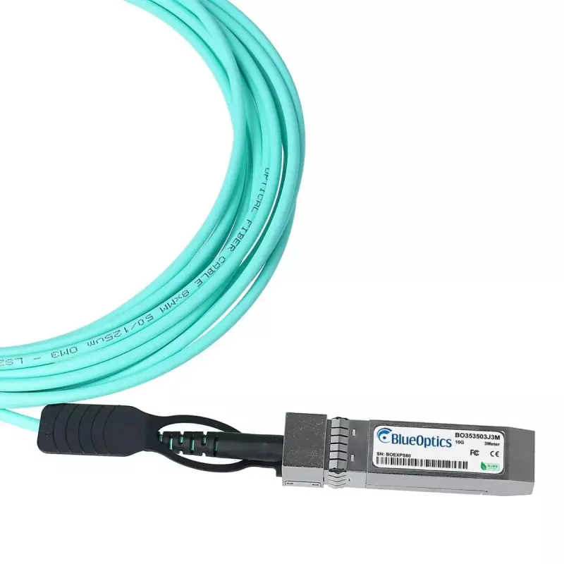 Kabel sieciowy BlueOptics JL292A-BO SFP+ InfiniBand 20m Czerwony