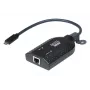 ATEN USB-C Virtual Media KVM Adapter KA7183-AX Klawiatura USB Mysz Czarny