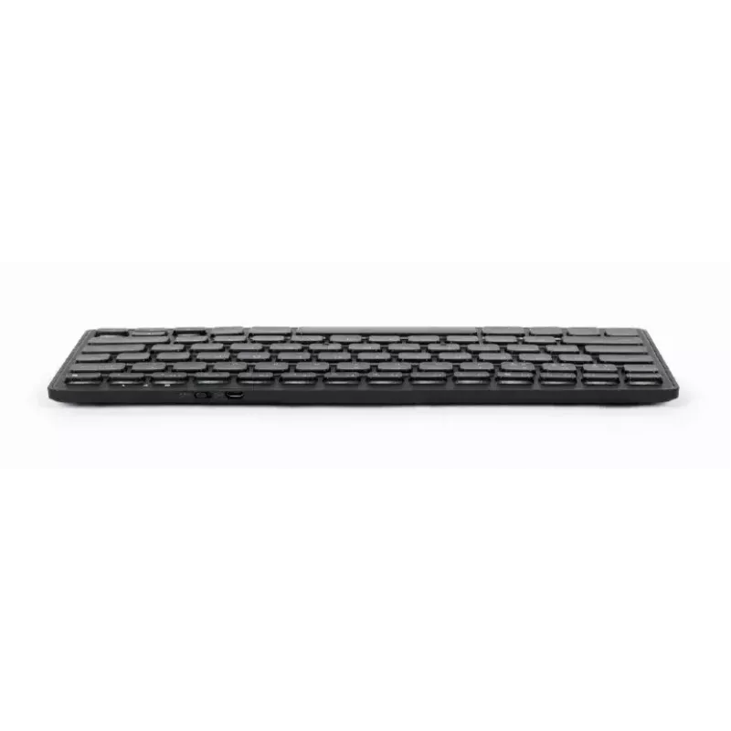 Klawiatura Gembird KB-BTRGB-01-DE Uniwersalna Bluetooth QWERTZ Niemiecka Czarna