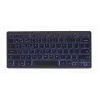 Klawiatura Gembird KB-BTRGB-01-DE Uniwersalna Bluetooth QWERTZ Niemiecka Czarna
