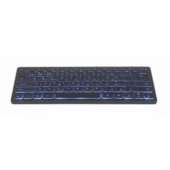 Klawiatura Gembird KB-BTRGB-01-DE Uniwersalna Bluetooth QWERTZ Niemiecka Czarna