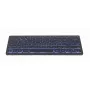 Klawiatura Gembird KB-BTRGB-01-DE Uniwersalna Bluetooth QWERTZ Niemiecka Czarna