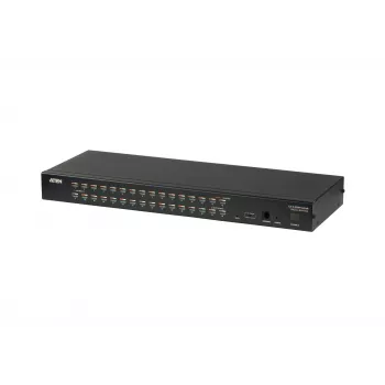 Przełącznik KVM ATEN 32-Port Cat 5e/6, 1920 x 1200 pikseli, Ethernet LAN, Full HD, montaż w szafie rack, 4,8 W, 1U