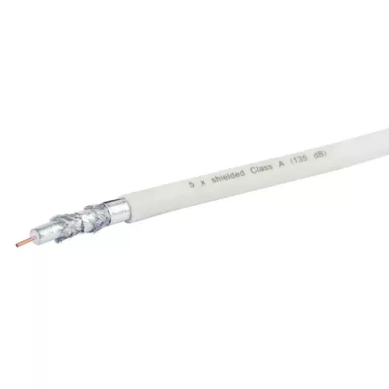 Kabel koncentryczny Schwaiger KOX13525 052 75 Ω 25 m Biały