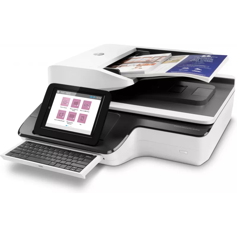 Skaner HP Scanjet Enterprise Flow N9120 fn2 płaski i ADF 600 x 600 DPI A3 Czarny, Biały