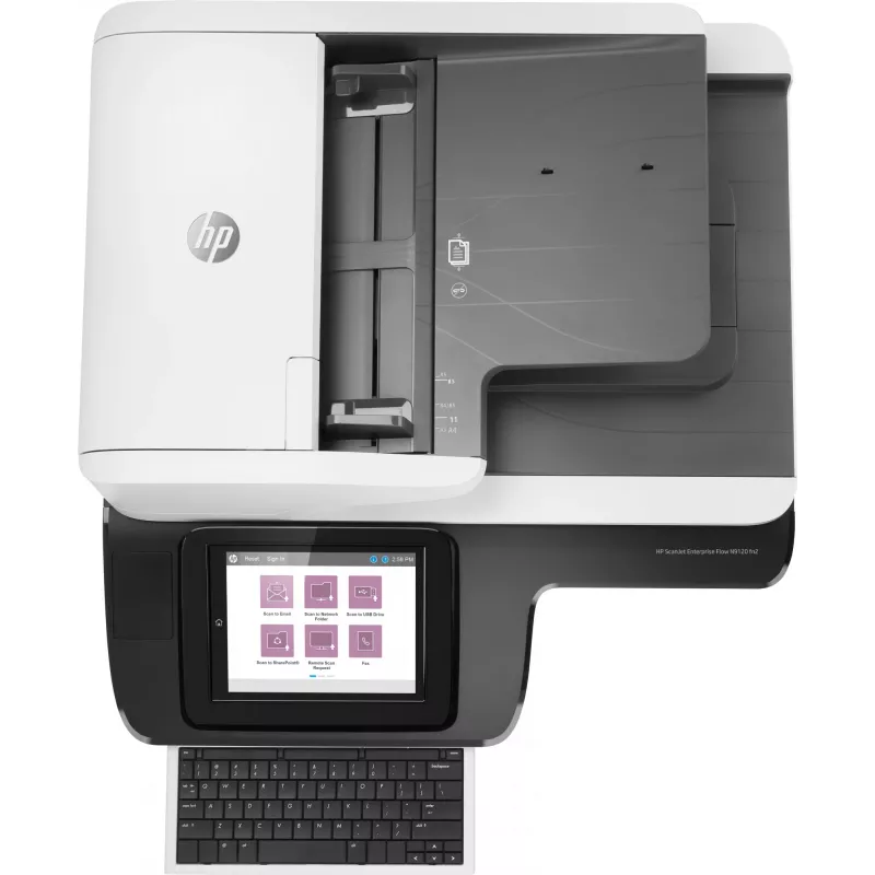 Skaner HP Scanjet Enterprise Flow N9120 fn2 płaski i ADF 600 x 600 DPI A3 Czarny, Biały