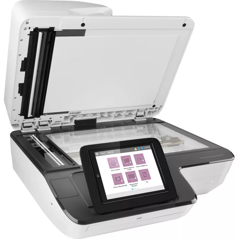 Skaner HP Scanjet Enterprise Flow N9120 fn2 płaski i ADF 600 x 600 DPI A3 Czarny, Biały