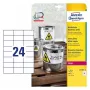 Samoprzylepna etykieta do drukarki Avery L4718-20