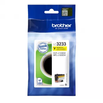 Wkład Brother LC-3233Y Żółty 1500 stron DCP-J1100DW/MFC-J1300DW
