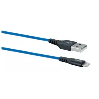Kabel do telefonu komórkowego Schwaiger LPRO440 501 USB A Lightning 1.2 m Niebieski