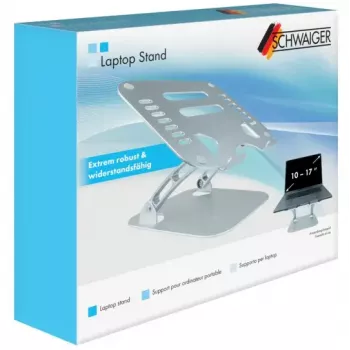 Laptop stand Schwaiger LPS1720 513 srebrny Aluminium 50.8 cm