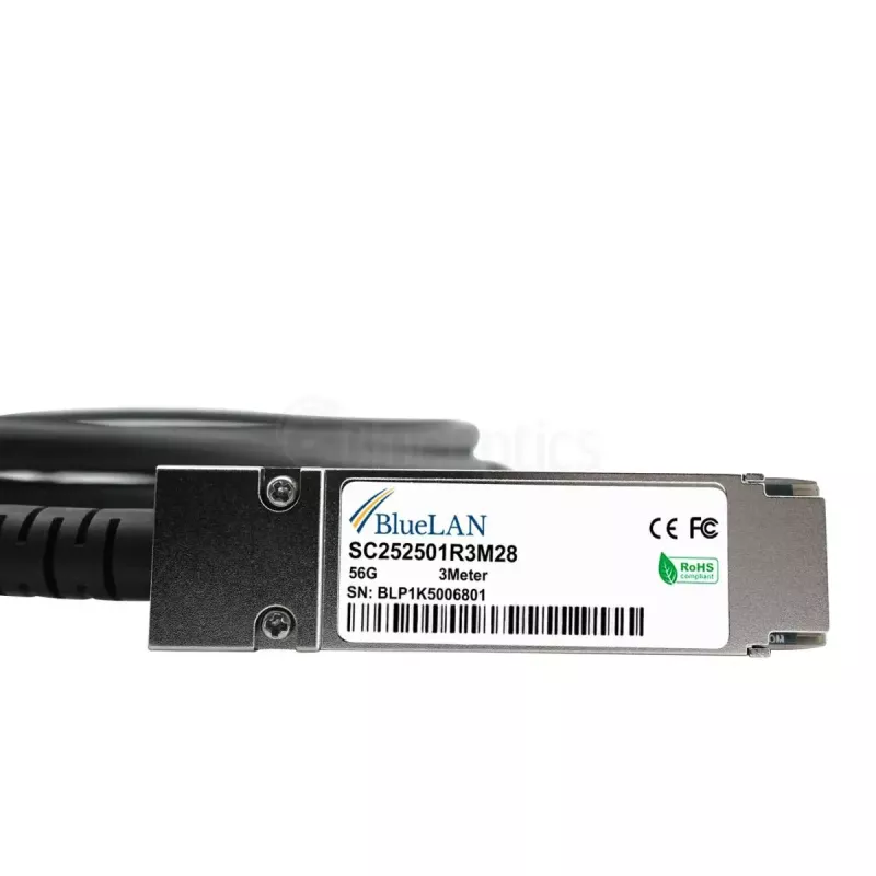 Kabel InfiniBand/światłowodowy BlueOptics MC2207130-002 2 m QSFP Męski/Męski